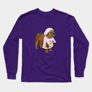 Granny Pup never leaves without her purse! Long Sleeve T-Shirt